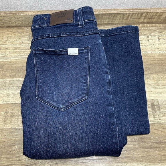 Barbell Apparel Slim Athletic Fit Denim Jeans Mens 30 Blue Stretch Skinny 33" - Picture 1 of 7